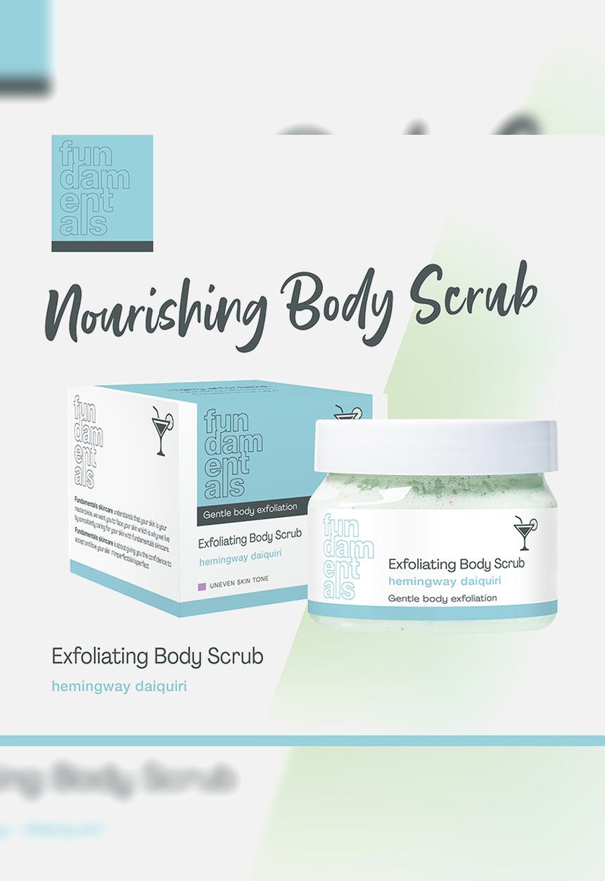 Fundamentals Skincare - Exfoliating Body Scrub - Hemingway Daiquiri