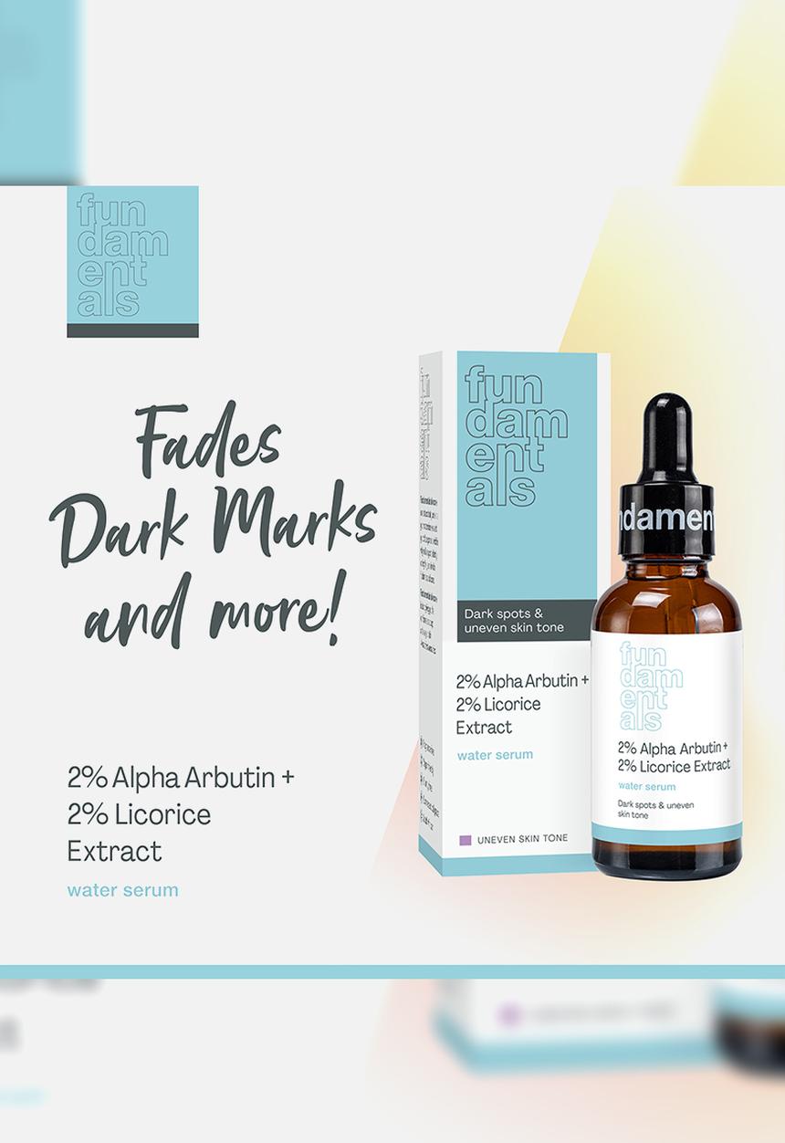 Fundamentals Skincare - 2% Alpha Arbutin + 2% Licorice Extract 