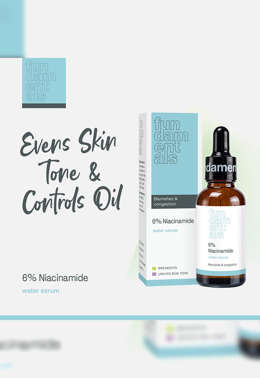Fundamentals Skincare - 6% Niacinamide Serum