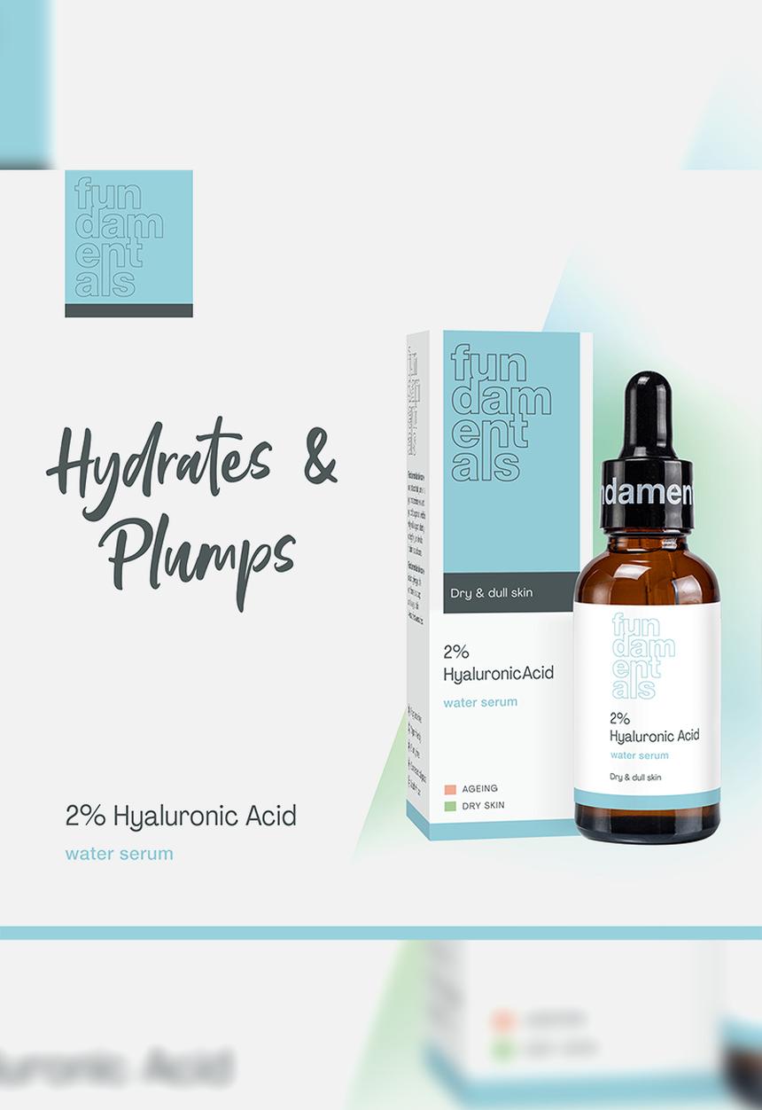 Fundamentals Skincare - Fundamentals 2% Hyaluronic Acid Serum