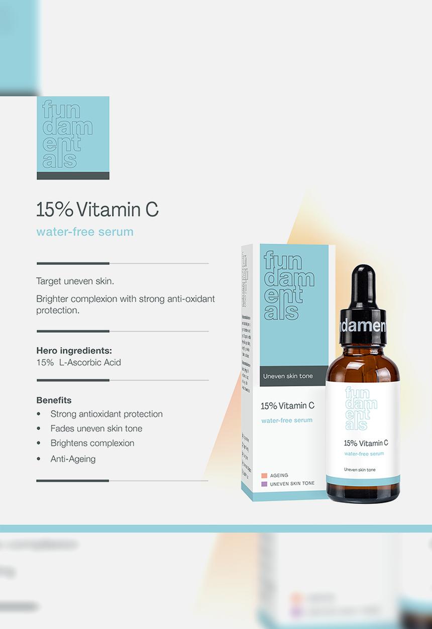 Fundamentals Skincare - 15% Vitamin C Serum