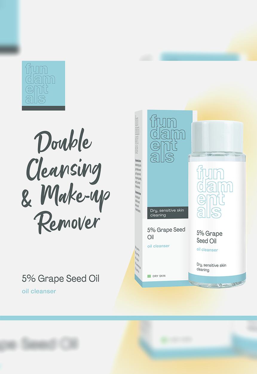 Fundamentals Skincare -  58% Grape Seed Oil Cleanser
