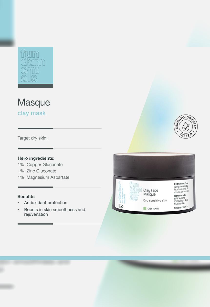 Fundamentals Skincare - Clay Masque