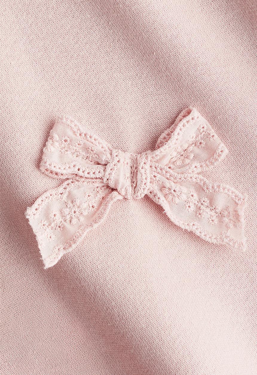 H&M - Appliquéd brushed-inside sweatshirt - pink