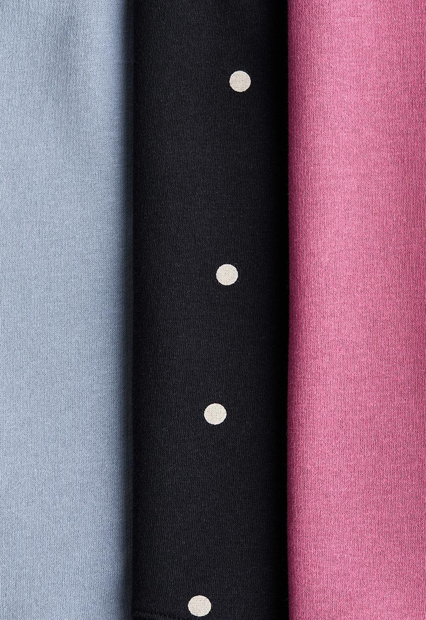 H&M - 3-Pack brushed-inside sweatshirts - multi