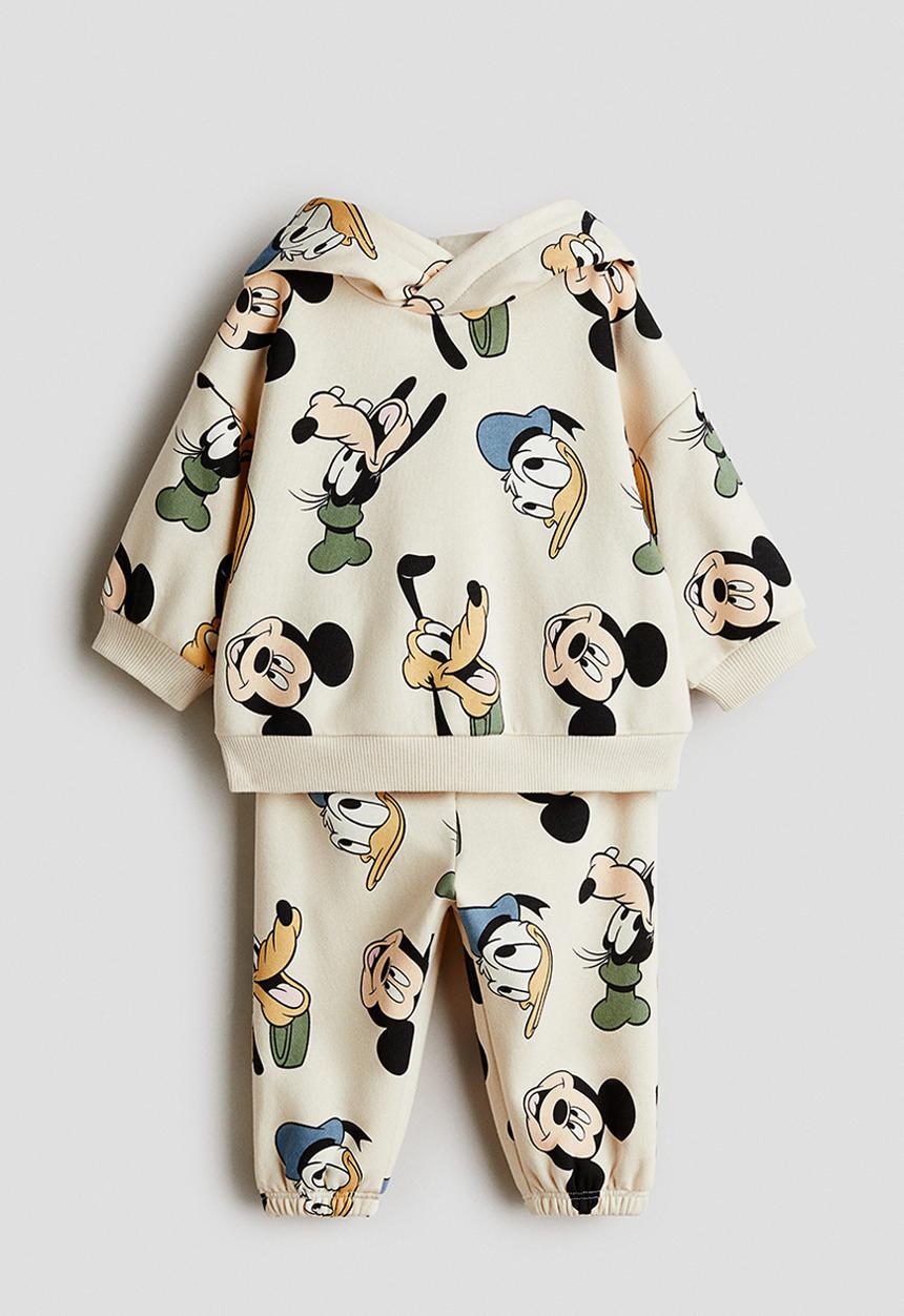 H&M - 2-piece sweatshirt set - multi,beige