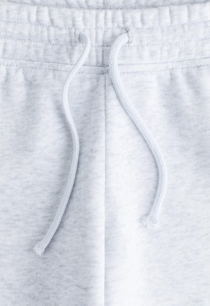 H&M - Flared joggers - light grey marl 