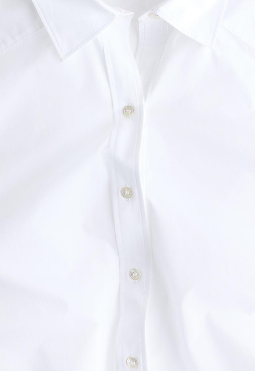 H&M - Poplin shirt dress - white