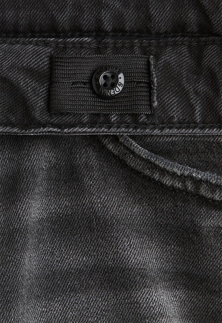 H&M - Baggy fit bootcut leg jeans - denim black