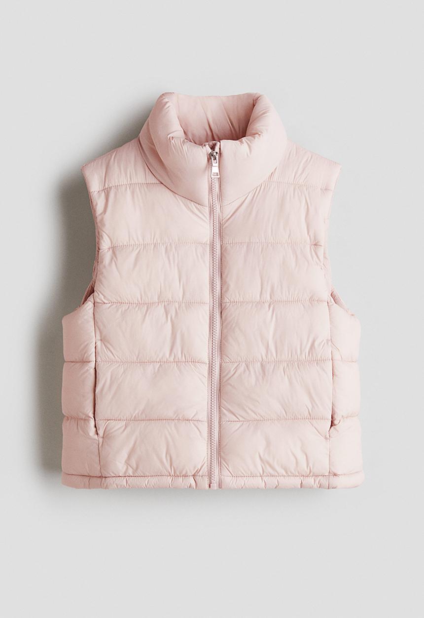 H&M - Puffer gilet - light pink