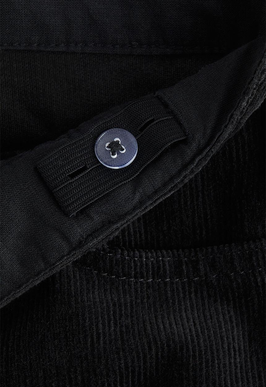 H&M - Relaxed fit corduroy trousers - black