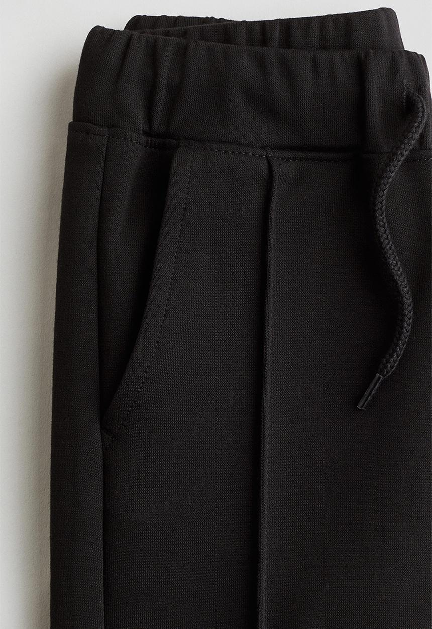H&M - Crease-leg joggers - black