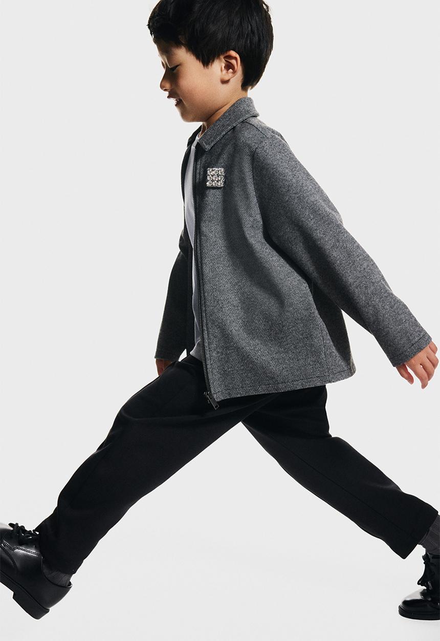H&M - Crease-leg joggers - black