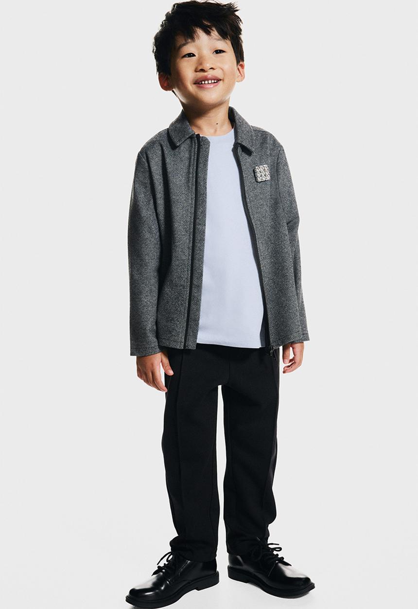 H&M - Crease-leg joggers - black