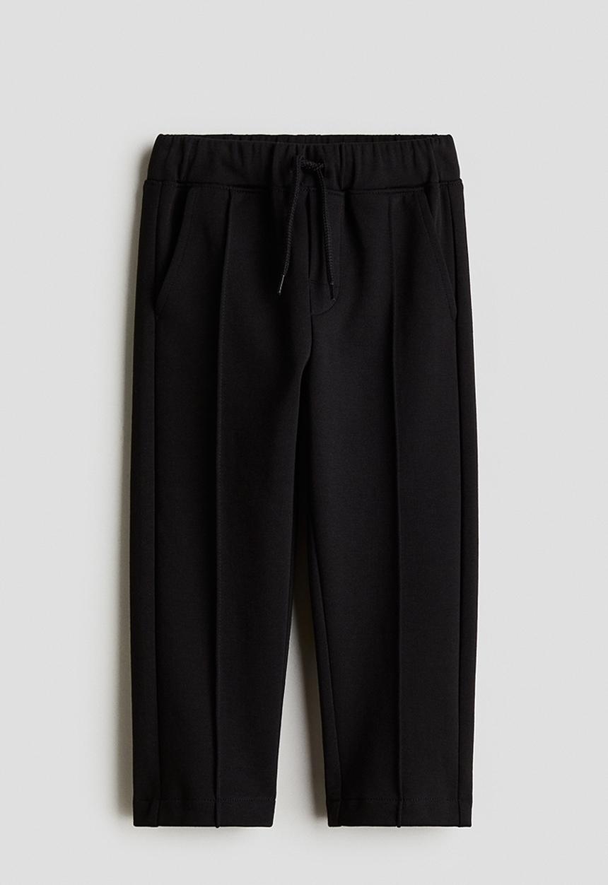 H&M - Crease-leg joggers - black