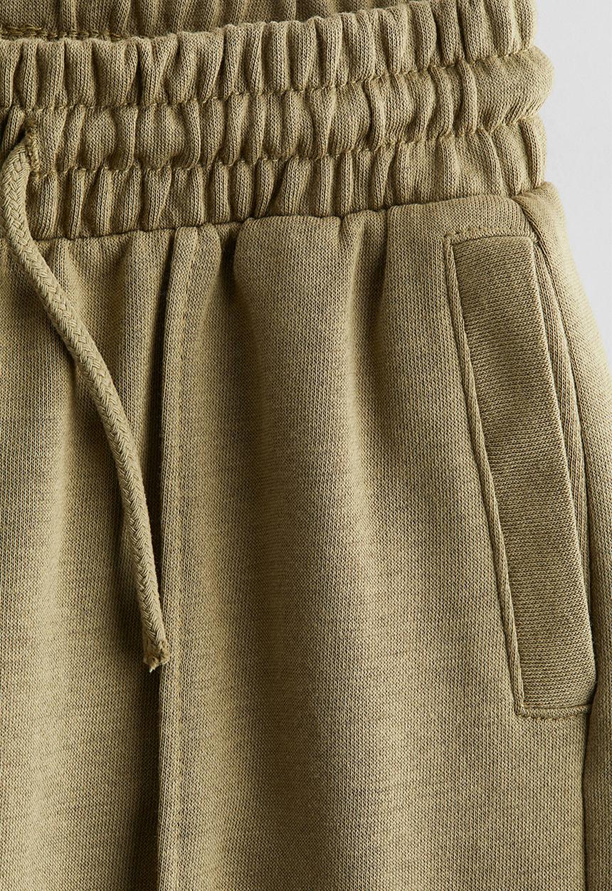 H&M - Crease-leg joggers - green