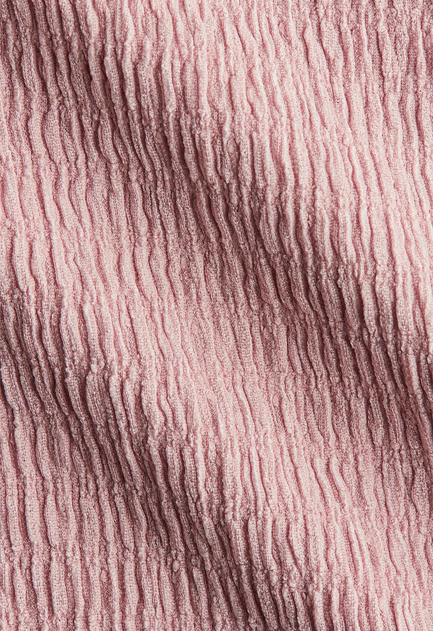 H&M - Textured jersey trousers - dusty pink