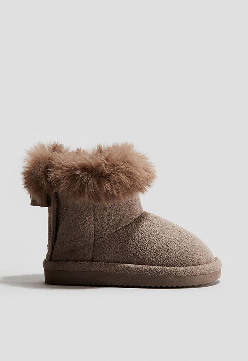 H&M - Fluffy-lined boots - beige