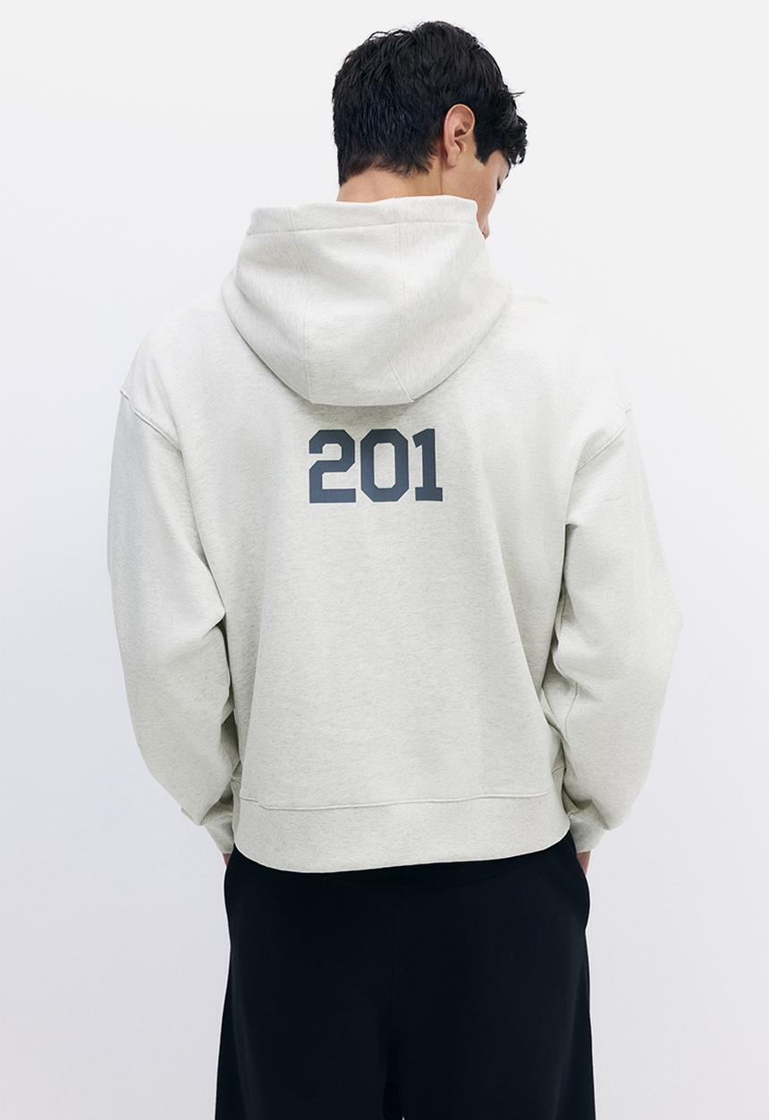 H&M - Oversized fit boxy hoodie - grey