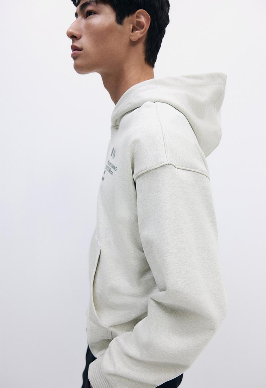 H&M - Oversized fit boxy hoodie - grey