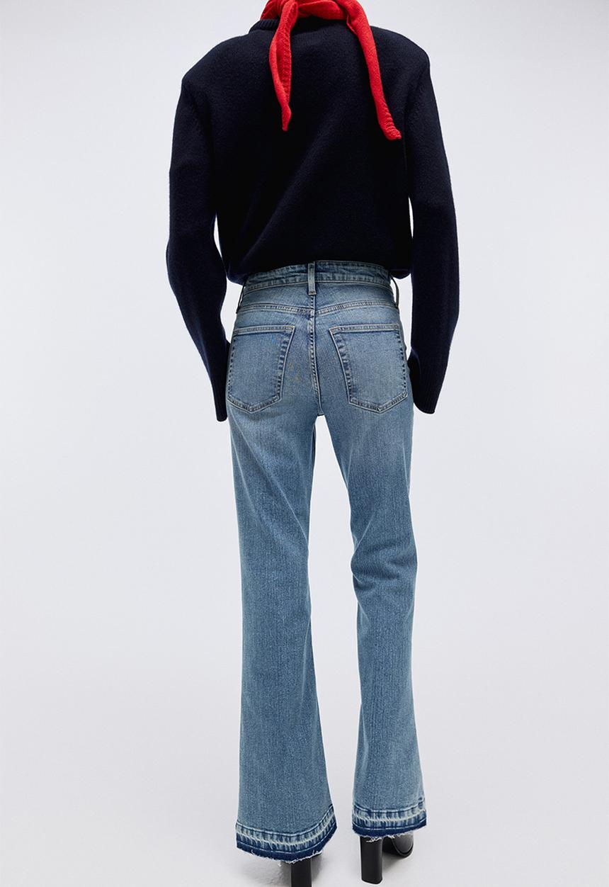 H&M - Flared high jeans - denim blue