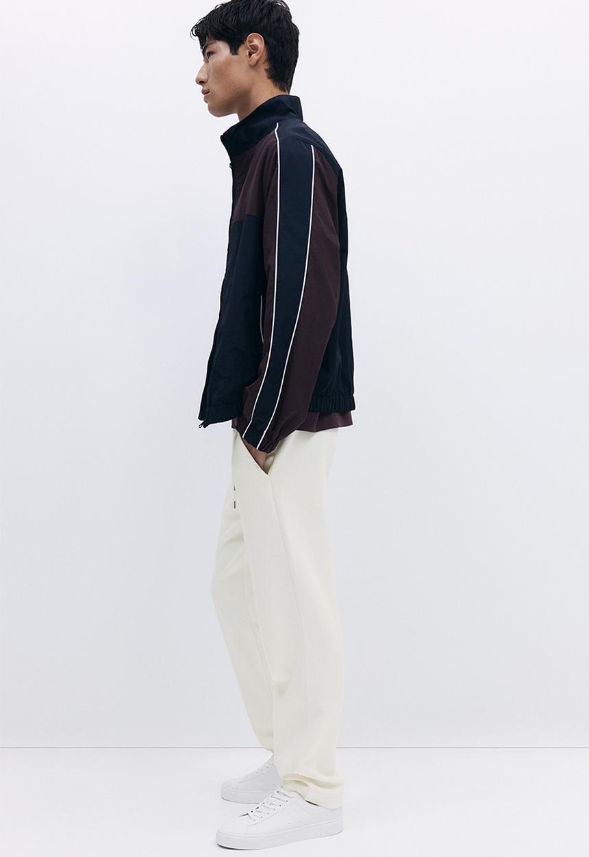 H&M - Regular fit tailored joggers - white