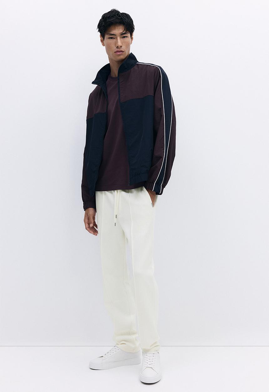 H&M - Regular fit tailored joggers - white