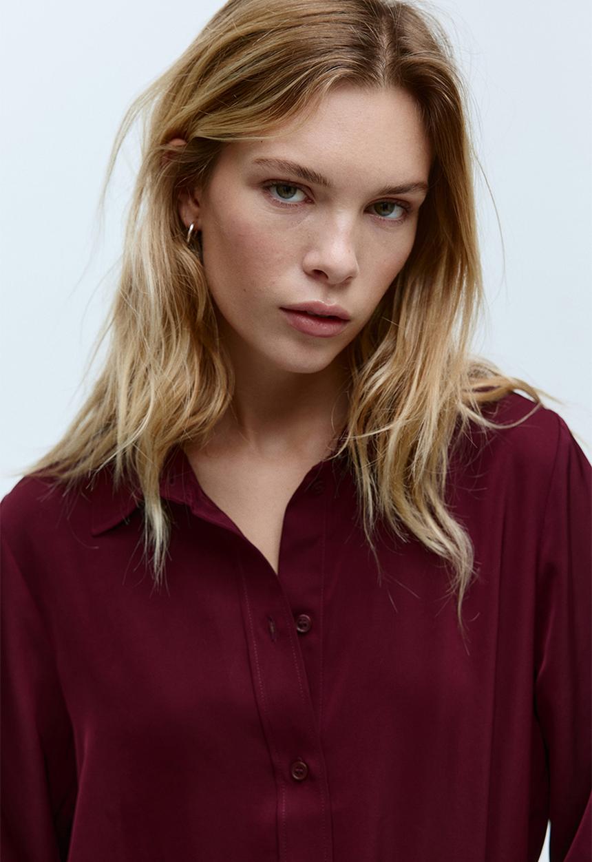 H&M - Shirt - burgundy