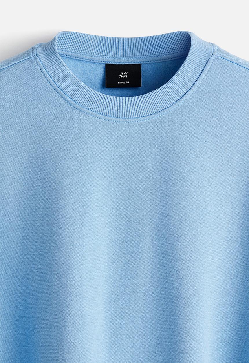 H&M - Loose fit sweatshirt -  light blue