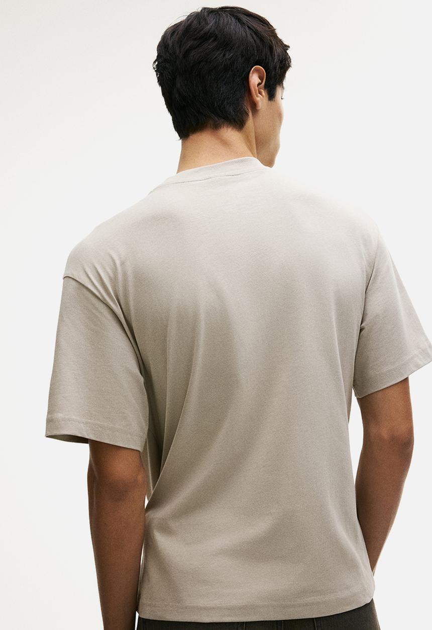 H&M - Relaxed fit T-shirt - beige