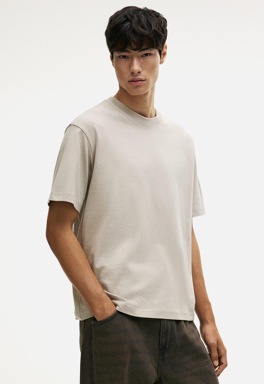 H&M - Relaxed fit T-shirt - beige