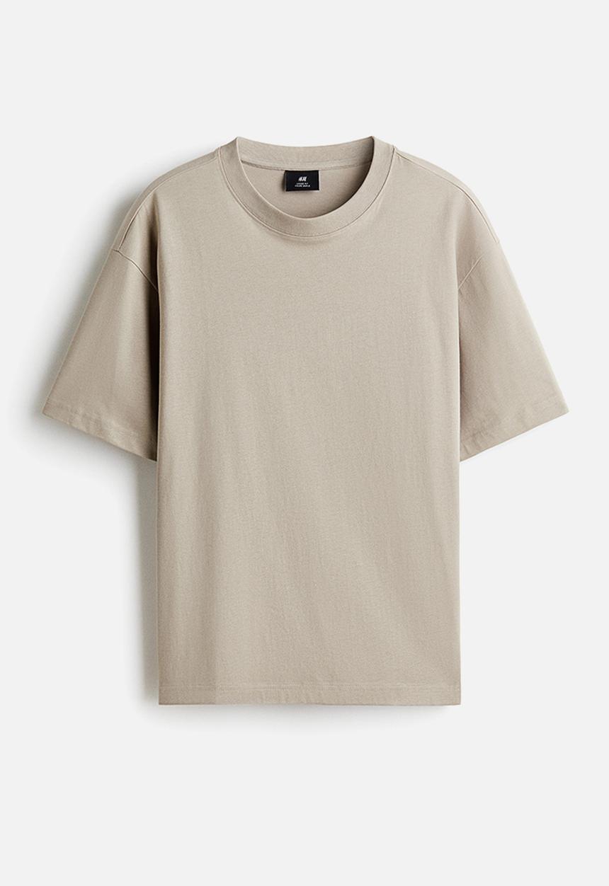 H&M - Relaxed fit T-shirt - beige