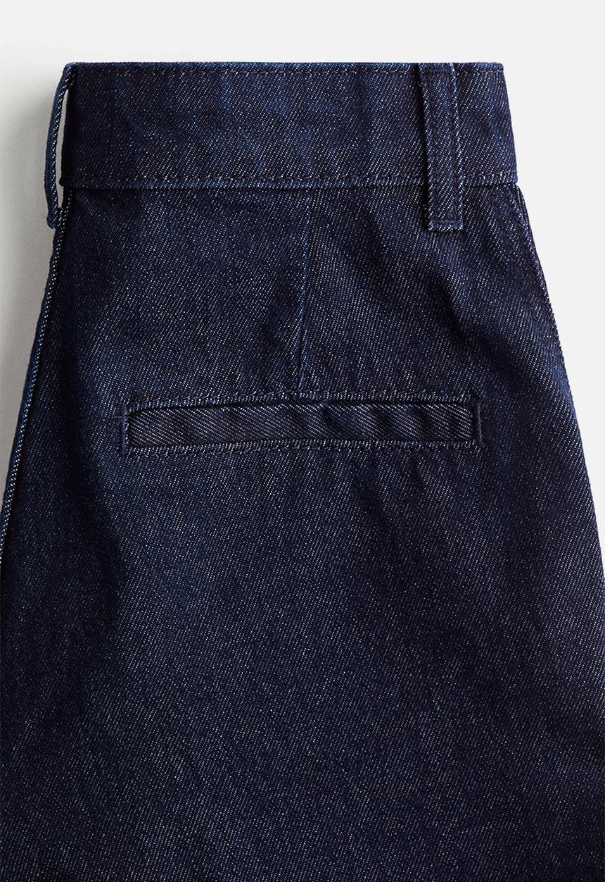 H&M - Wide high jeans - dark denim blue