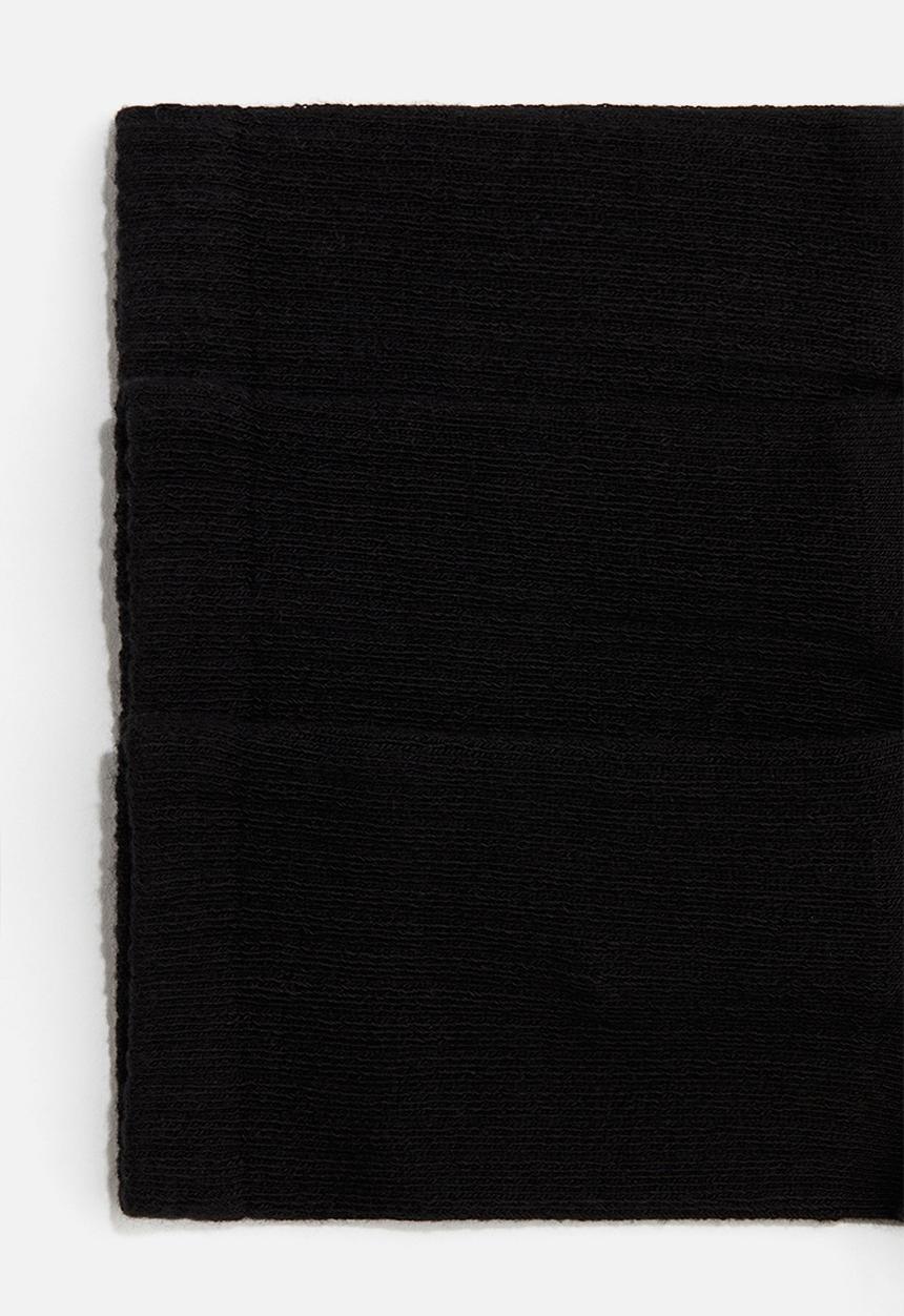 H&M - 5-pack ribbed socks - black