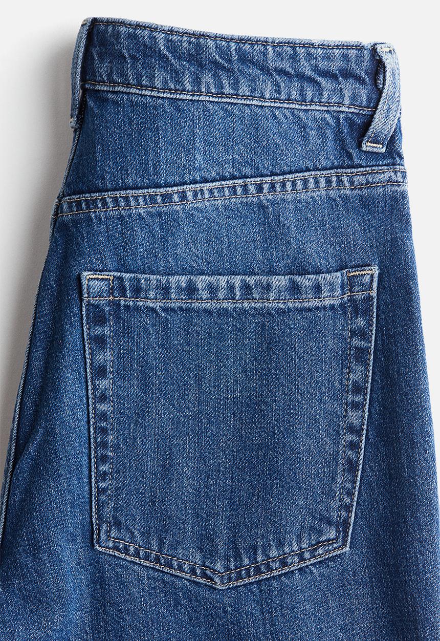 H&M - Straight high jeans - denim blue
