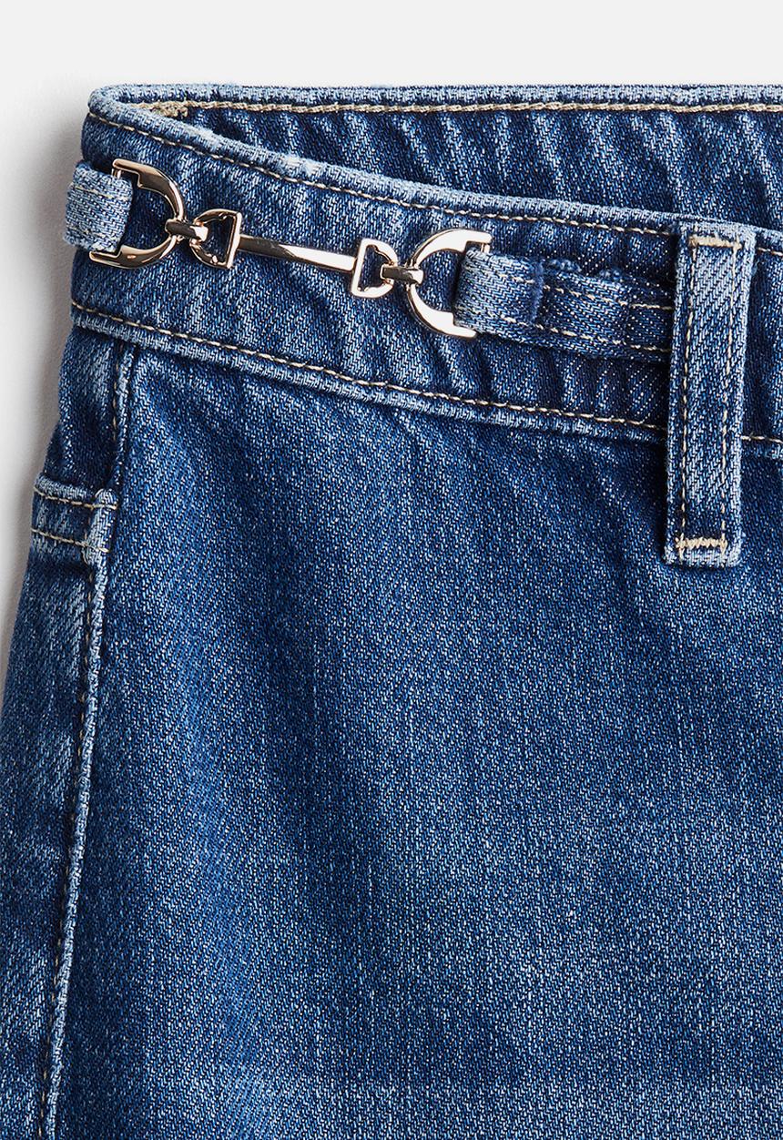 H&M - Straight high jeans - denim blue