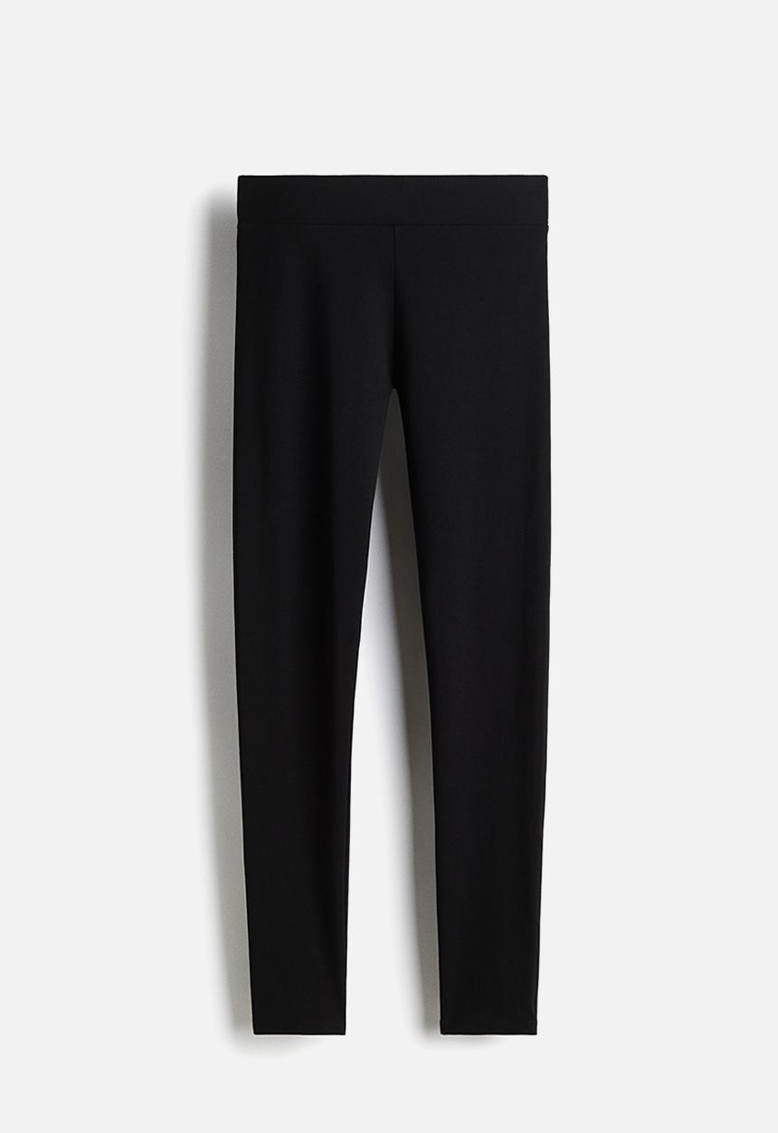 H&M - Cotton leggings - black