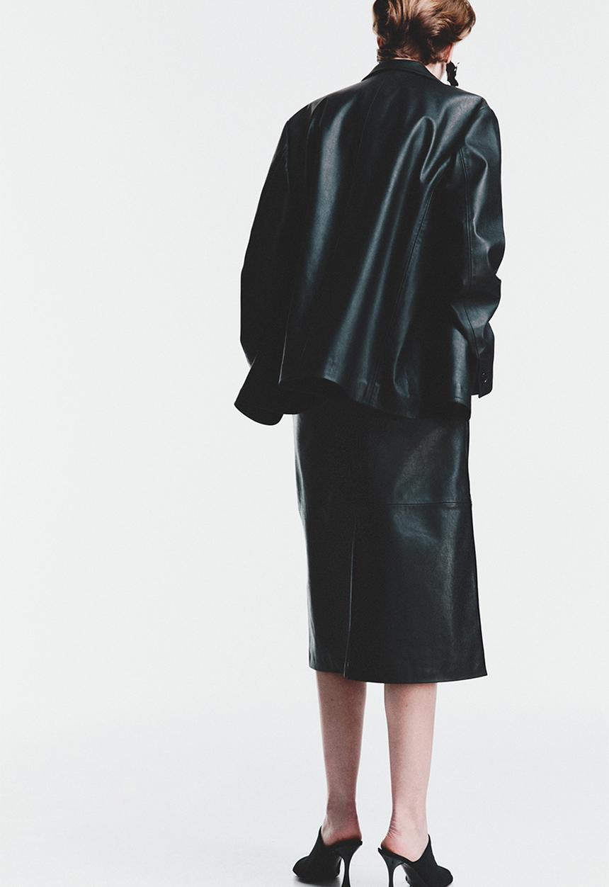H&M - Midi skirt - black