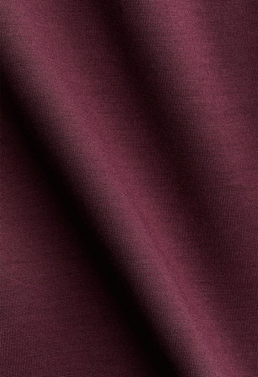 H&M - Waisted scuba top - burgundy