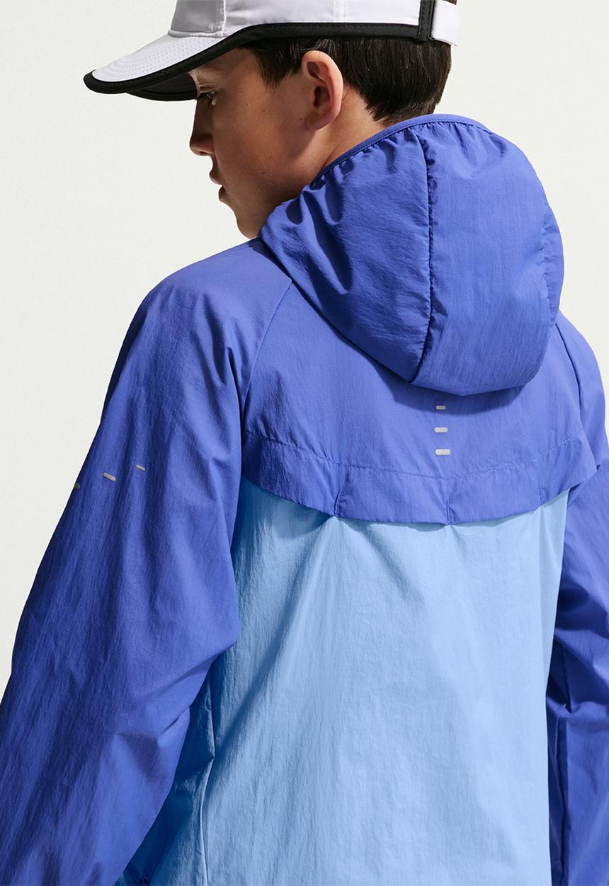 Nike - K Nk Repel Stride Jacket - Lapis/Royal Pulse/Reflective Silv
