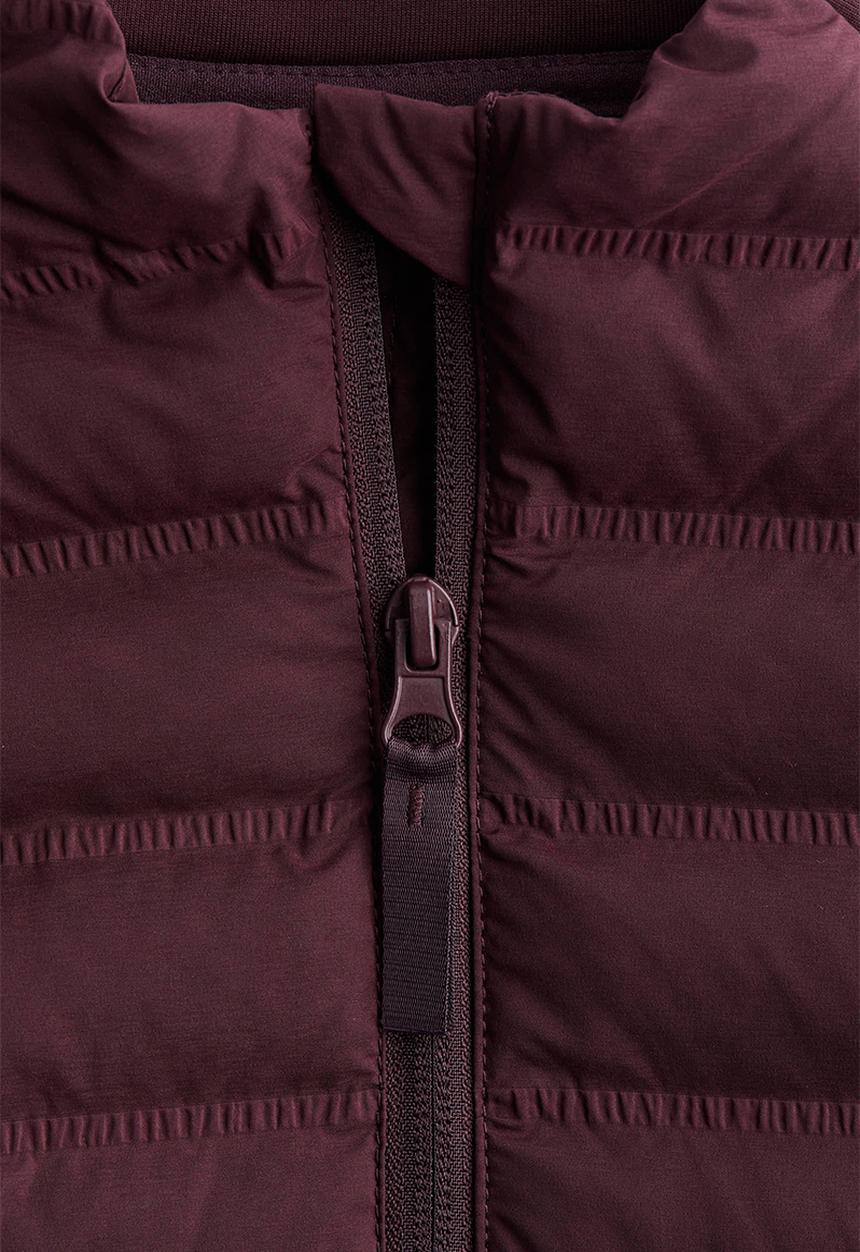 H&M - Hybrid padded jacket with thermomove™ - chocolate plum