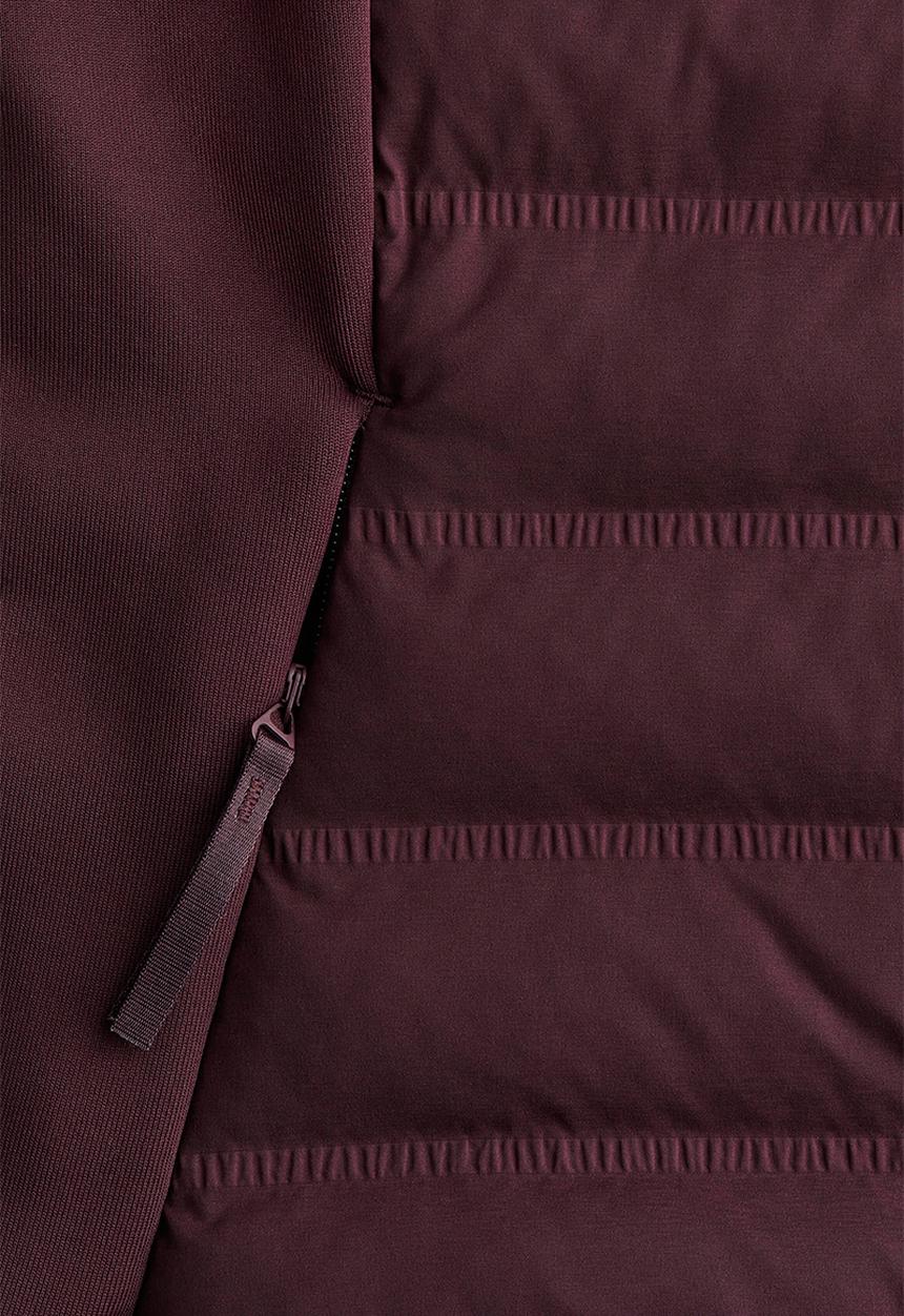 H&M - Hybrid padded jacket with thermomove™ - chocolate plum