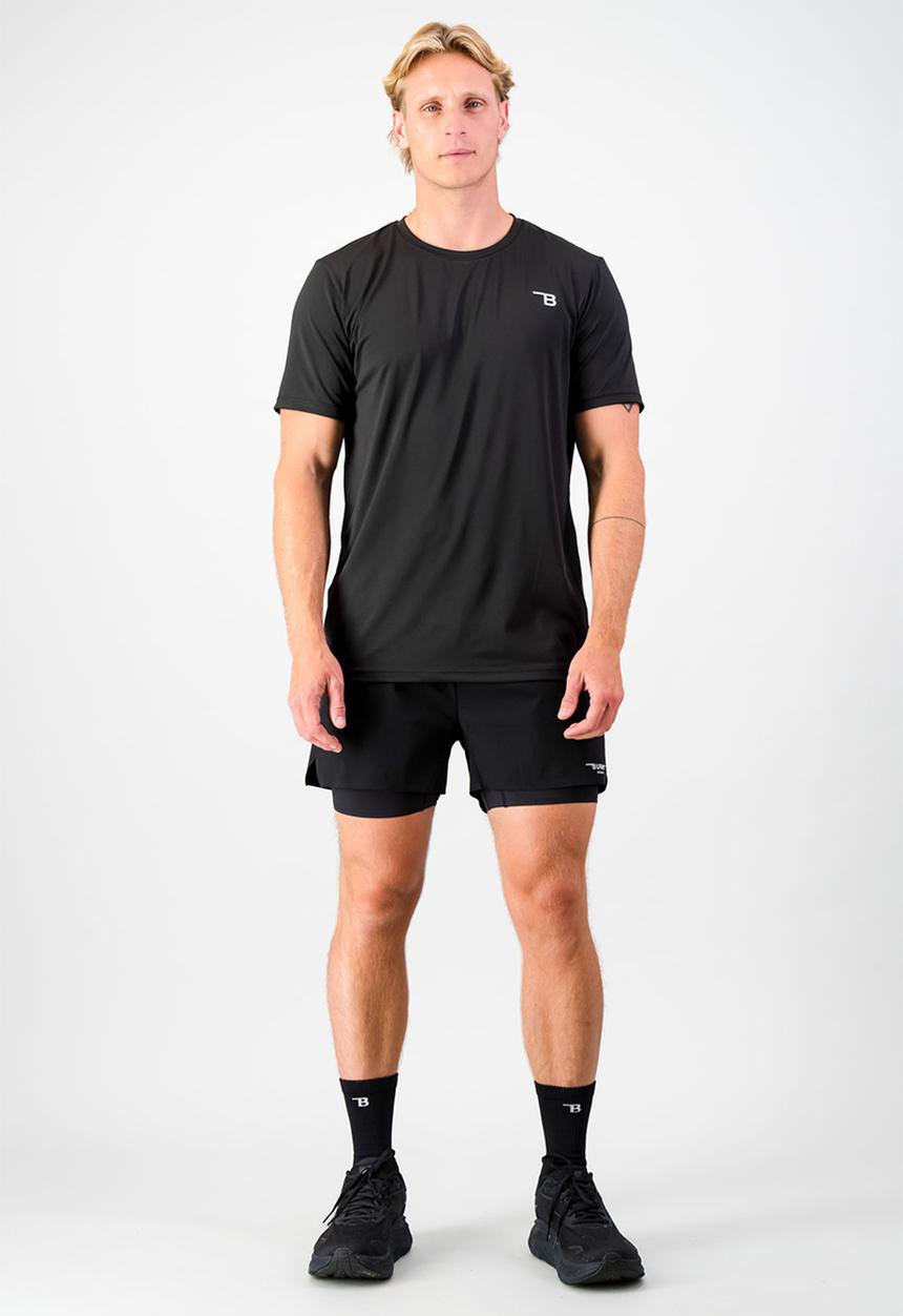 Burnt  - Fundamental Daily Tee - Black