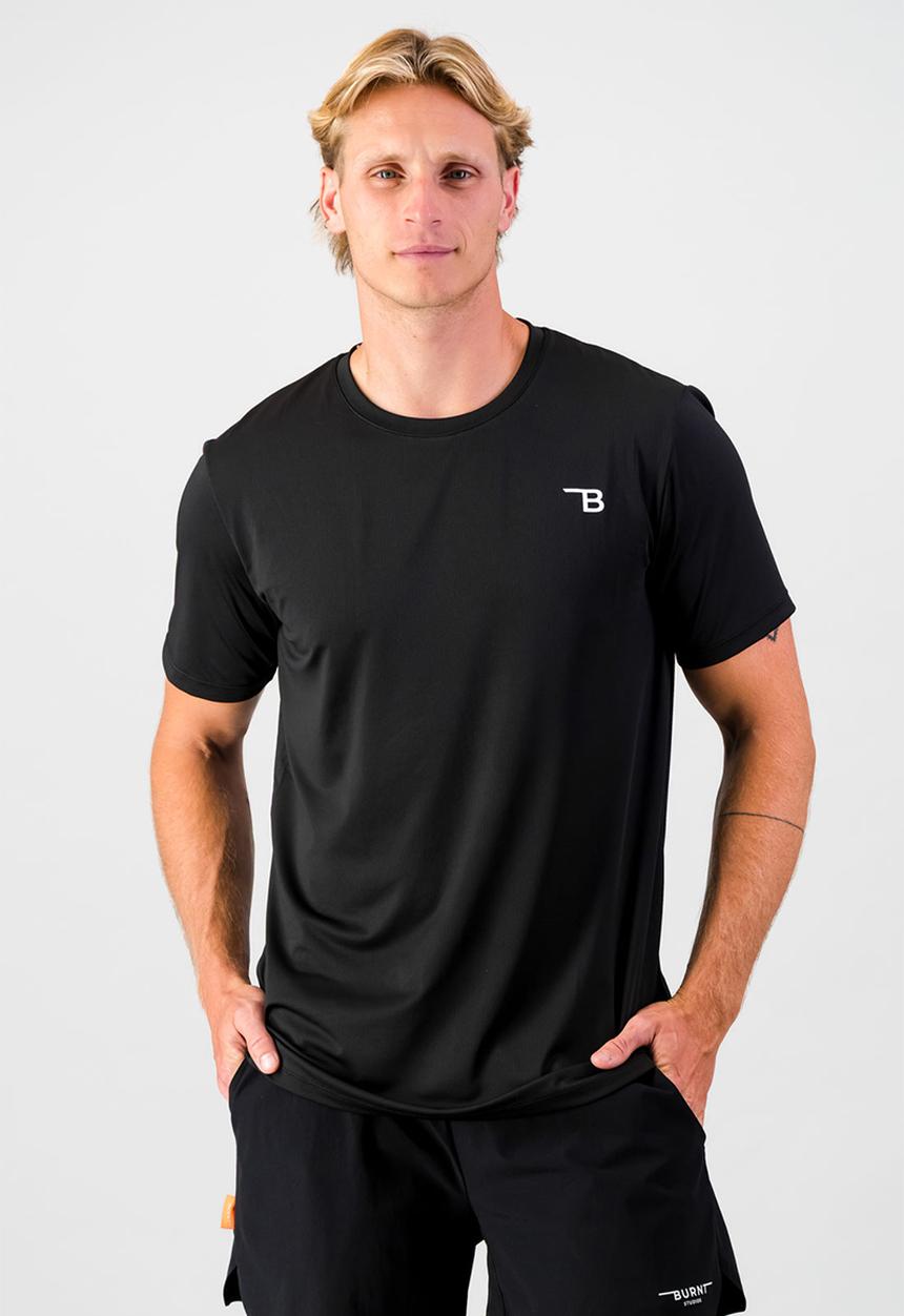 Burnt  - Fundamental Daily Tee - Black