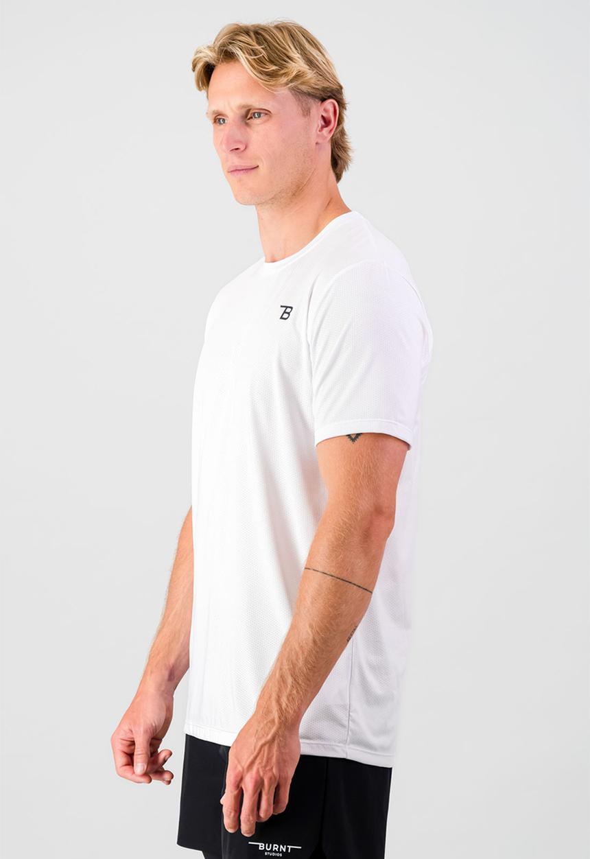 Burnt  - Fundamental Daily Tee - White