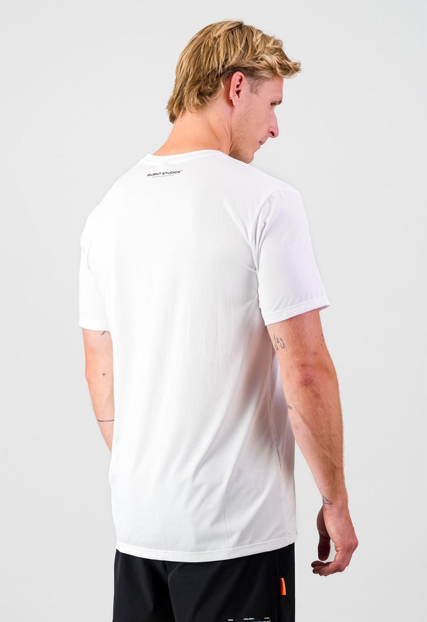 Burnt  - Fundamental Daily Tee - White