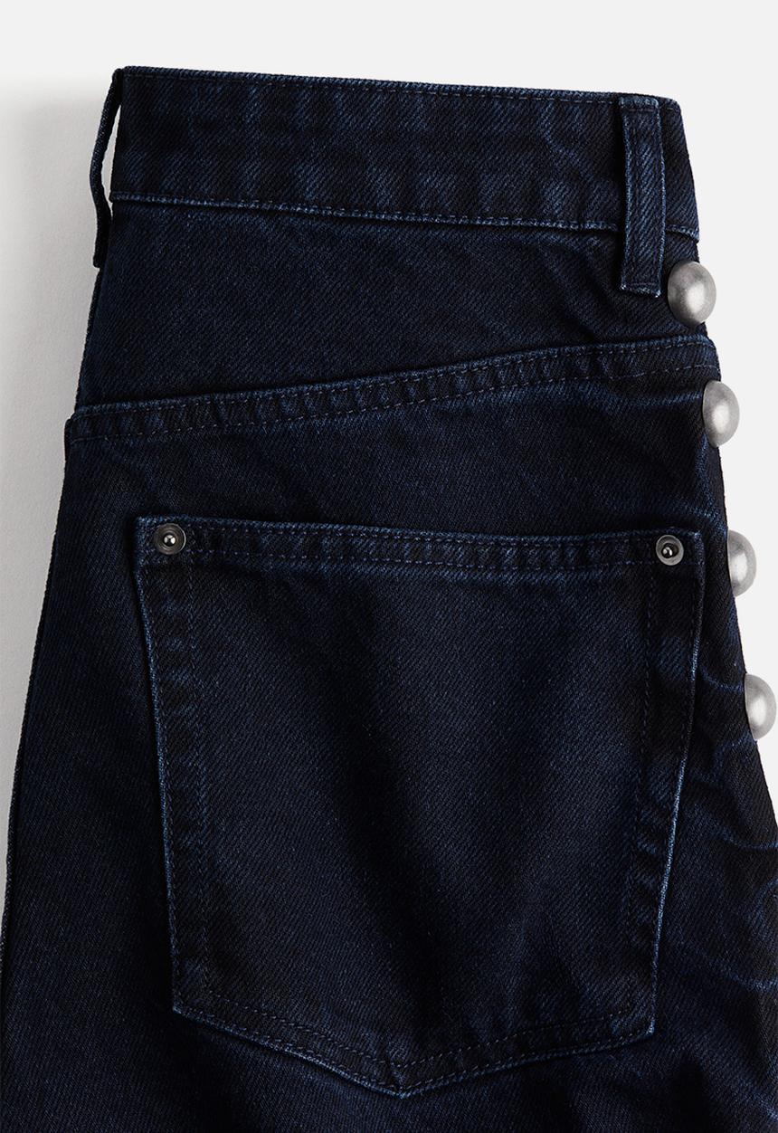 H&M - Studded jeans - dark denim blue