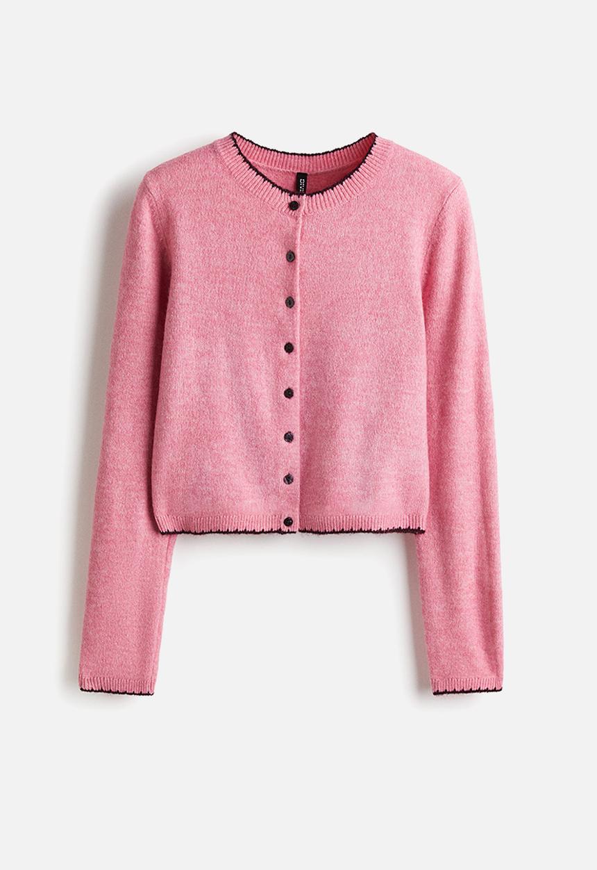 H&M - Fine-knit cardigan - pink