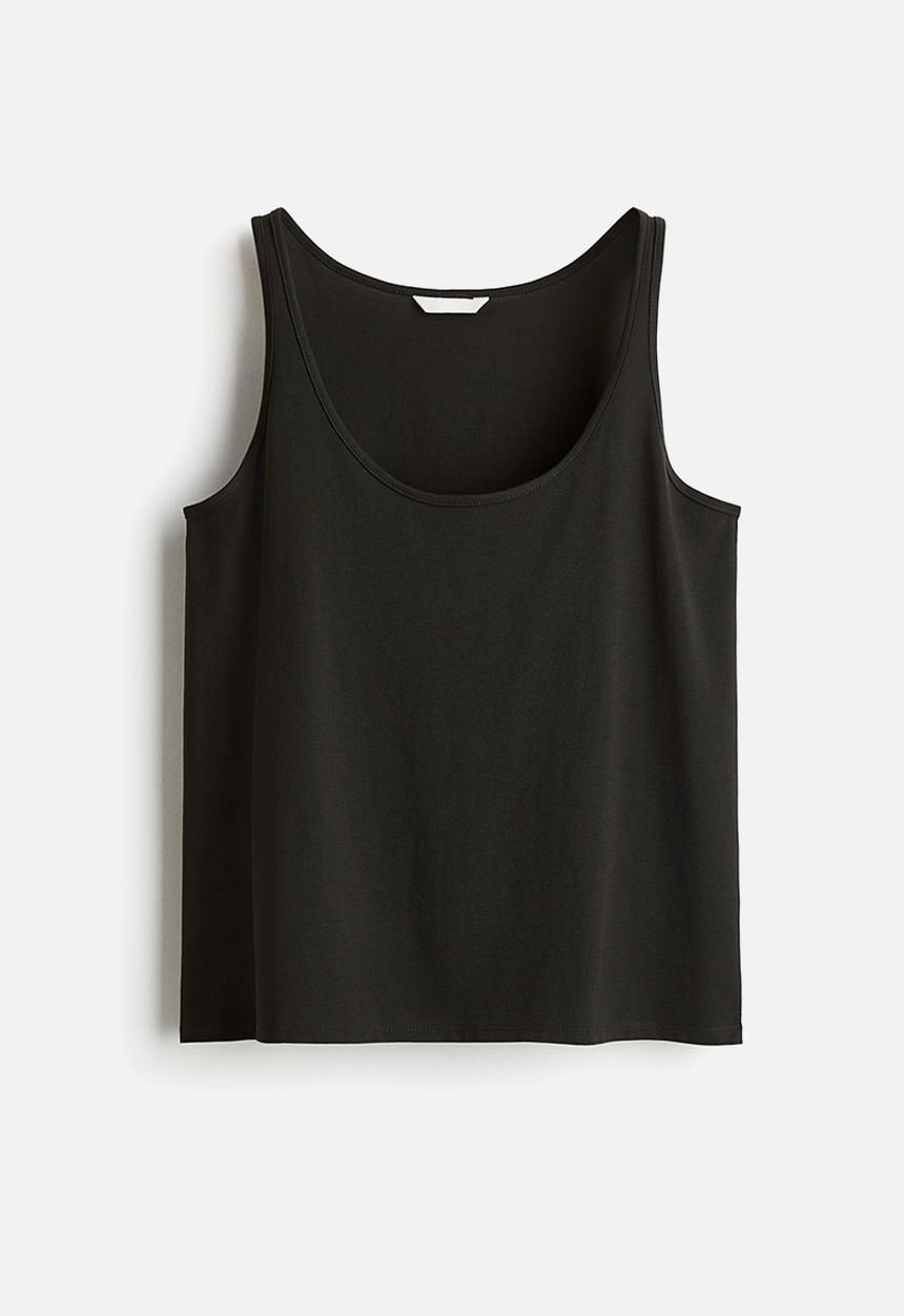 H&M - Cotton vest top - dark green