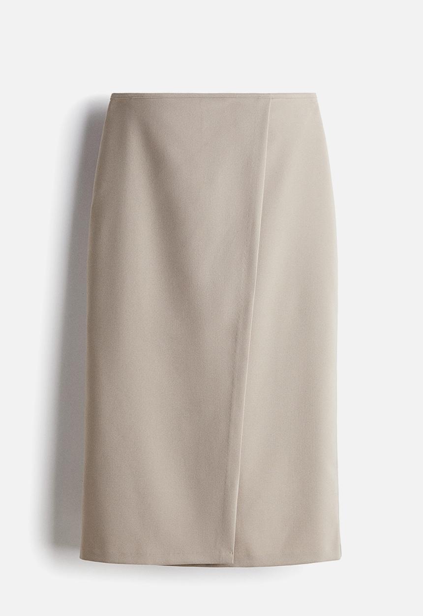 H&M - Wrap skirt - beige